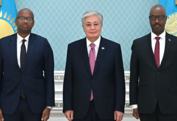 Tokayev meets with the Special Envoy of the President of Rwanda Jean Paul Nyirubutama