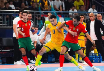 Қазақстан футзалдан әлем чемпионы Португалияны жеңіп, сенсация жасады