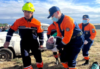 Алматы қаласындағы ТЖМ полигонында оқу жаттығулар өткізілді