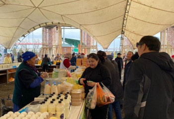 Астанада Абай облысының ауылшаруашылық жәрмеңкесі өтуде