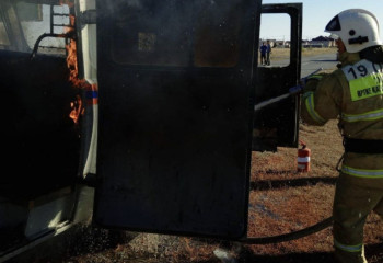 3 авто потушили за прошедшие сутки пожарные в Казахстане