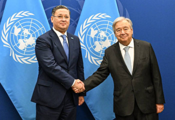 Мұрат Нұртілеу БҰҰ-ның Бас хатшысымен кездесті