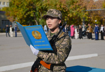 Болашақ әскери дәрігерлер Отанға адал қызмет етуге ант берді