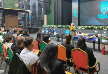 Студентам вузов Алматы рассказали, как действовать при землетрясении