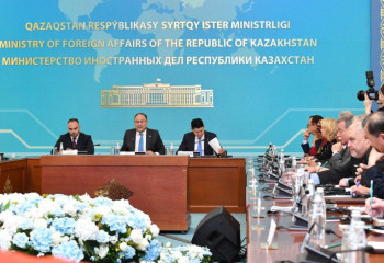 Progress on UN resolution 1325 presents at Kazakh FM