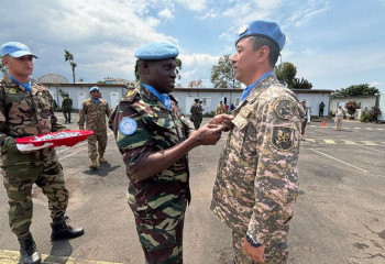 Казахстанские миротворцы награждены медалями ООН