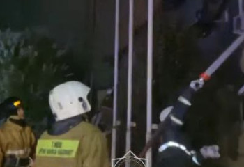 БҚО-да әкімшілік ғимараты өртенді