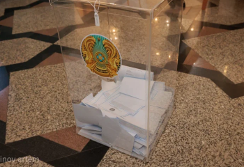 В селе Улькен 97% избирателей приняли участие в референдуме