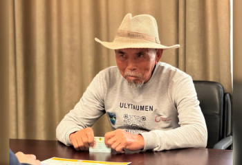 74-летний казахстанец прошел пешком 3 тысячи километров за 100 дней