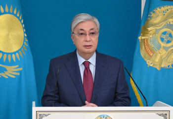 Tokayev arrives at Grand Kremlin Palace to participate in meeting of CIS Council of Heads of State