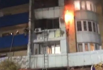 Астанада көпқабатты тұрғын үйде өрт шықты