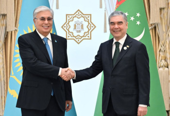 President of Kazakhstan meets with Chairman of Halk Maslahaty of Turkmenistan