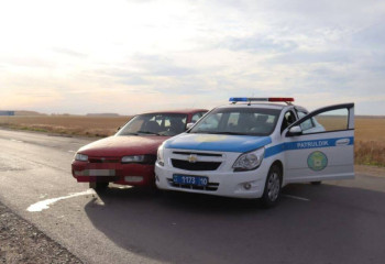 “Форсаж” по-костанайски: пьяный водитель устроил гонки с полицейским авто