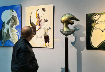 Алматыда танымал қазақстандық мүсінші Шоқан Төлештің көрмесі ашылды