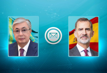 Мемлекет басшысы Испания Короліне құттықтау жеделхатын жолдады