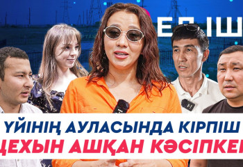 Үйінің ауласында кірпіш цехын ашқан кәсіпкер