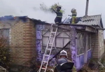 Қостанайда екі пәтерлі тұрғын үйде өрт шықты