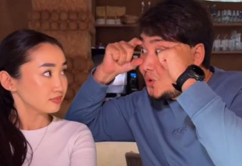 Танымал актер Жахан Отарғалиев белгісіз арумен көзге түсті