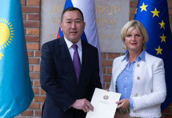 Ambassador-Designate of Kazakhstan to Slovenia presented copies of credentials