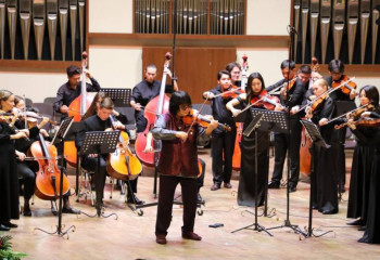 К 80-летию консерватории им. Курмангазы состоялся концерт Марата Бисенгалиева