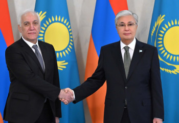 Қазақстан мен Армения президенттері келіссөз жүргізді