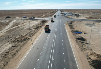 Завершён новый этап реконструкции автодороги «Атырау – граница РФ»: дорога стала быстрее и безопаснее