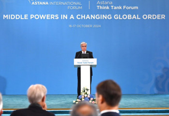 Head of State takes part at plenary session of Astana Think Tank Forum