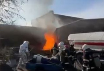 Павлодарда жанармай құю стансасы өртенді