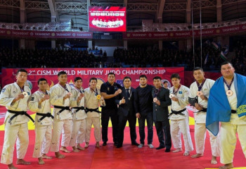 Армия дзюдошылары Ташкенттегі әлем чемпионатында үздік үштікке енді