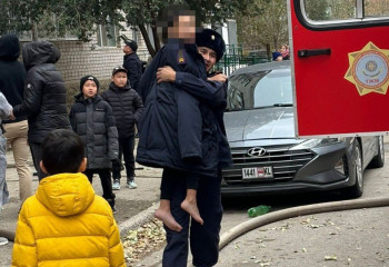 Ақтөбеде тұрғын үйде өрт шығып, 21 адам эвакуацияланды