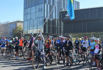 Шымкентте ынтымақтастықты нығайту мақсатында велошеру өтті