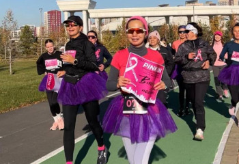 В Астане прошел забег Pink Run: более 300 участников поддержали борьбу с раком молочной железы