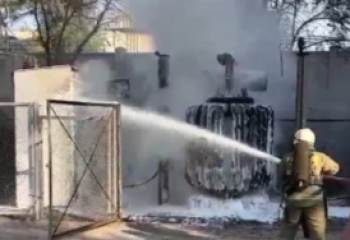 Алматыда трансформатор өртенді