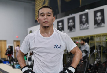 Рахмоновтан кейінгі екінші қазақ: Асу Алмабаев UFC-де 7-орынға көтерілді