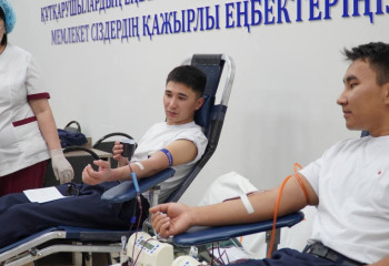 Ақмолалық құтқарушылар жаппай қан тапсырды