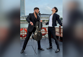 Димаш Кудайберген и Степан Хаусер сняли видео в Сингапуре и взорвали соцсети