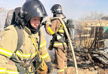 Қызылордада өрт сөндірушілер жарылыстың алдын алды