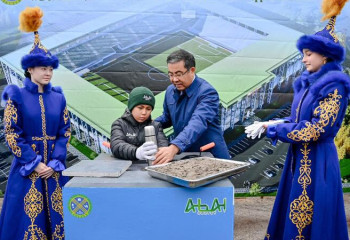 В Семее заложили капсулу строительства нового стадиона