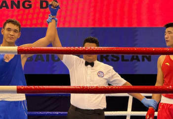 Әлем чемпионаты: Боксшы Аслан Еділбайұлы 1/4 финалға өтті