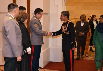 В Астане состоялся официальный прием военных дипломатов по случаю Дня Республики