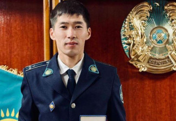 Адамдарды құтқарған кентаулық полицей марапатталды