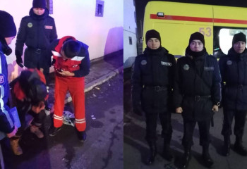 В Астане бойцы Нацгвардии спасли истекающего кровью мужчину