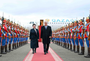 Tokayev arrives in Mongolia