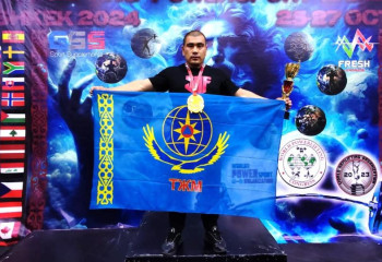 Пожарный из Атырауской области стал чемпионом мира по пауэрлифтингу
