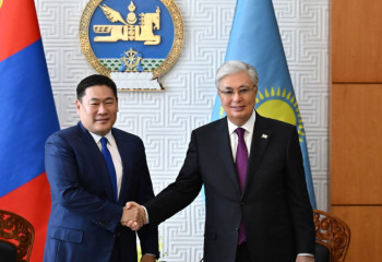 Касым-Жомарт Токаев обсудил перспективы сотрудничества с Премьер-министром Монголии