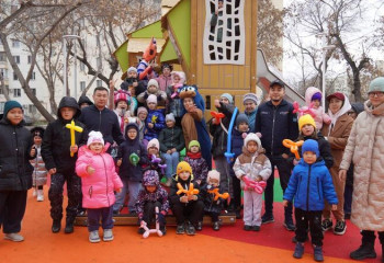 Новый сквер появился в Астане на проспекте Женис