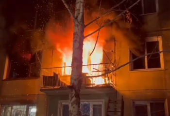 В Усть-Каменогорске горела квартира в многоэтажке