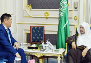 Speaker of Shura council of Saudi Arabia receives Ambassador of Kazakhstan