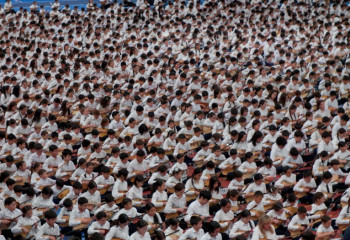 Астанада 3 мың домбырашы бір мезетте күй шертіп, рекорд орнатты