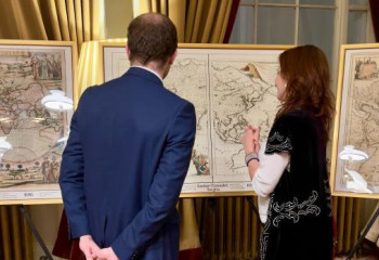 В  Великобритании прошла выставка старинных карт об истории Казахского государства